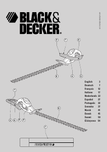 Bruksanvisning Black and Decker GT535 Hekksaks