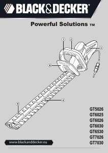 Manual Black and Decker GT5026 Hedgecutter