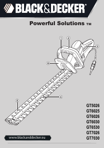 Εγχειρίδιο Black and Decker GT6530 Εργαλείο κουρέματος φράχτη