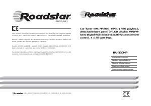Mode d’emploi Roadstar RU-330MP Autoradio