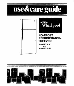 Manual Whirlpool ET16JKYSN03 Fridge-Freezer