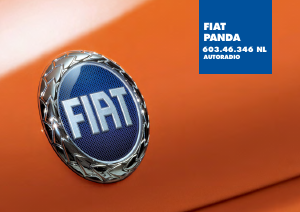 Handleiding Fiat Panda (F0G0505m) Autoradio