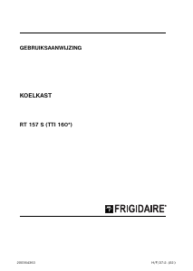 Handleiding Frigidaire RT 157 S Koelkast