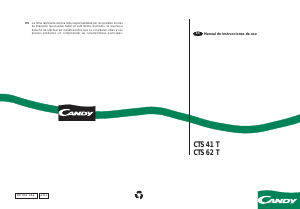 Manual de uso Candy CTS 41 T Lavadora