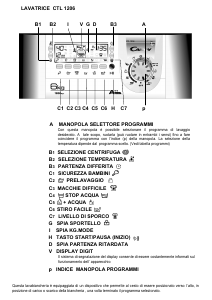 Manuale Candy CTL 1206-S Lavatrice