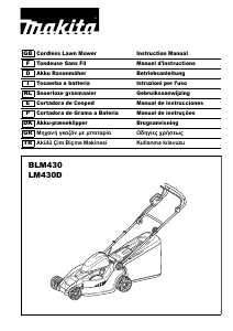 Handleiding Makita BLM430Z Grasmaaier