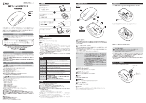 説明書 サンワ 400-MA106BK マウス