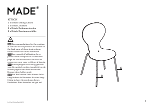 Instrukcja MADE Kitsch Krzesło