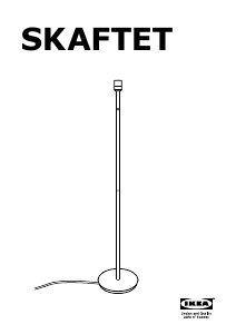 Посібник IKEA SKAFTET Лампа