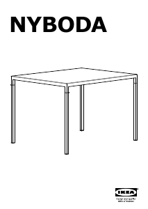 Manual IKEA NYBODA Mesa de centro