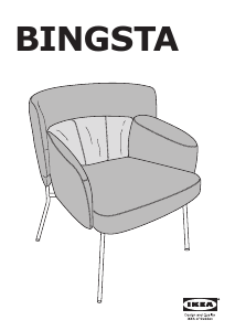Használati útmutató IKEA BINGSTA Karosszék