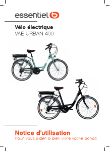 Mode d’emploi Essentiel B URBAN 400 Vélo électrique