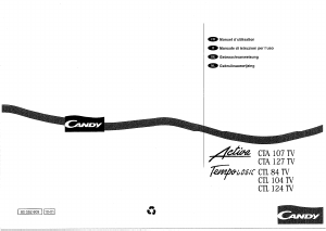 Manuale Candy CTA 127 TVES Lavatrice