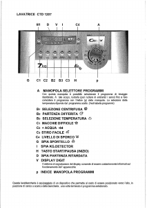 Manuale Candy CTD 1207-47 Lavatrice