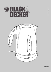 Manual Black and Decker DC75 Kettle
