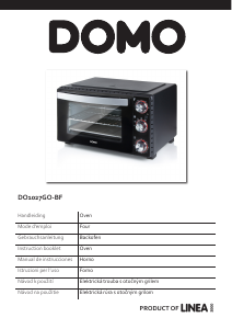 Manual Domo D01027GO-BF Oven