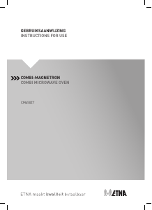 Handleiding ETNA CM450ZT Magnetron