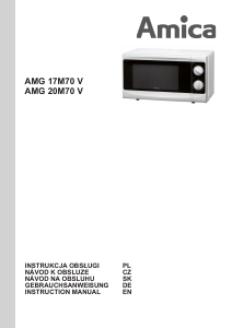 Návod Amica AMG17M70V Mikrovlnná rúra