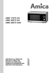 Bedienungsanleitung Amica AMG20E70GSV Mikrowelle