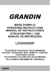 Manual de uso Grandin LD32V200GF Televisor de LCD