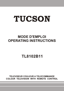 Handleiding Tucson TL8102B11 LCD televisie