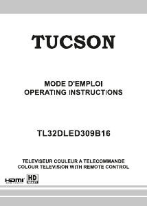 Manual Tucson TL32DLED309B16 LCD Television