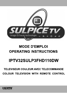Bruksanvisning Sulpice IPTV32SULP3FHD110DW LCD TV