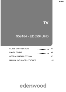 Bedienungsanleitung Edenwood ED5504UHD LED fernseher