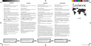 Manual de uso Lexibook EL160i Calculadora