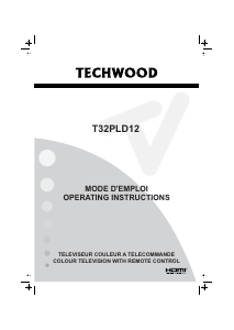 Handleiding Techwood T32PLD12 LCD televisie
