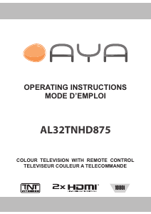 Handleiding AYA AL32TNHD875 LCD televisie