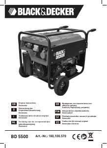 Handleiding Black and Decker BD 5500 Generator