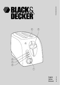 Εγχειρίδιο Black and Decker TP800 Φρυγανιέρα