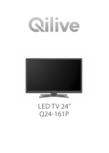 Manual de uso Qilive Q24-161P Televisor de LED