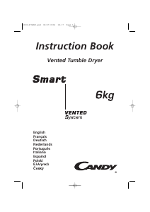 Handleiding Candy CV1 16-SY Wasdroger