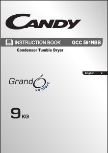 Manual Candy GCC 591NBB-80 Dryer