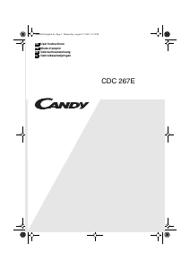 Handleiding Candy CDC 267E Wasdroger