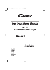 Handleiding Candy CC2 66-S Wasdroger