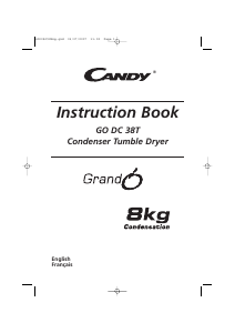 Manual Candy GO DC 38T-47 Dryer