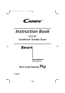 Handleiding Candy CC2 67-80 Wasdroger