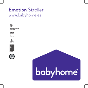 Bruksanvisning Babyhome Emotion Barnvagn