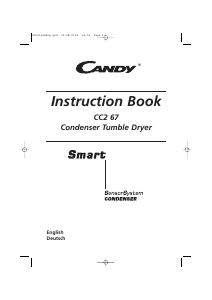 Handleiding Candy CC2 67T-84 Wasdroger