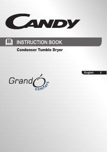 Handleiding Candy GCC 581NB-80 Wasdroger