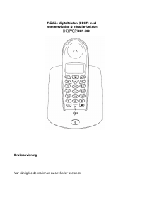 Bruksanvisning Denver DDP-300 Trådlös telefon