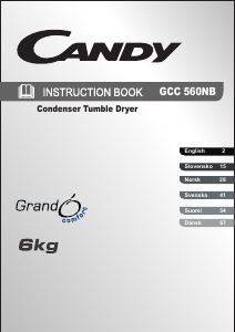 Manual Candy GCC 560NB-S Dryer