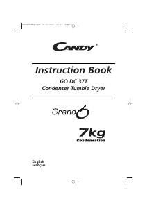 Manual Candy GO DC 37T-47 Dryer