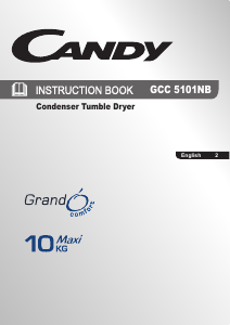 Handleiding Candy GCC 5101NB-80 Wasdroger