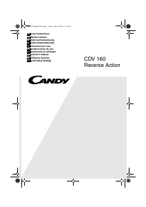 Handleiding Candy CDV 160-SY Wasdroger