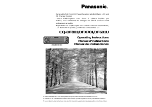 Bruksanvisning Panasonic CQ-DFX701U Bilradio
