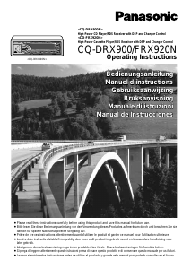 Manual Panasonic CQ-DRX900N Car Radio
